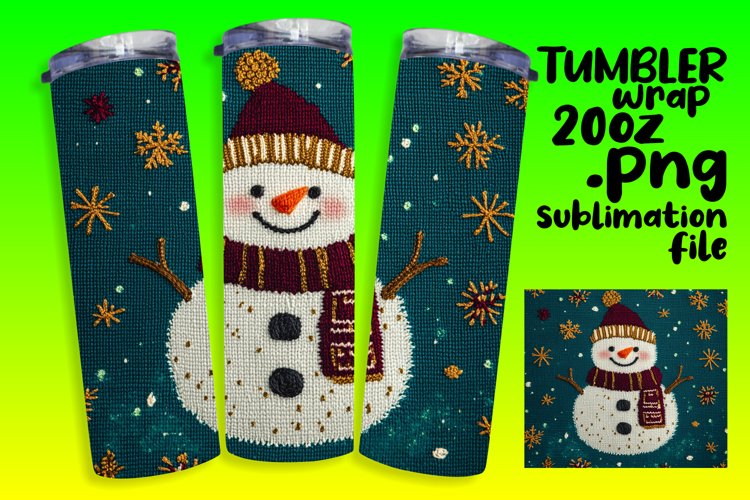 Christmas Tumbler Wrap Image 5