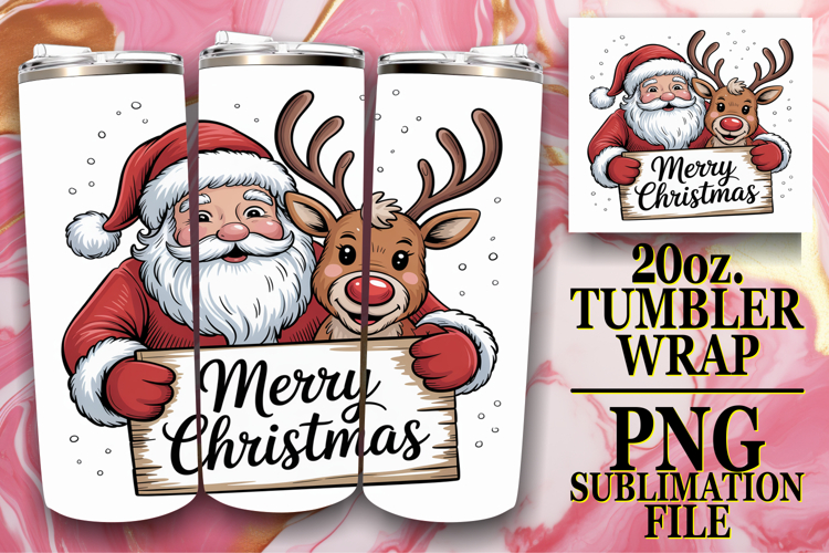 Christmas Tumbler Wrap Image 17