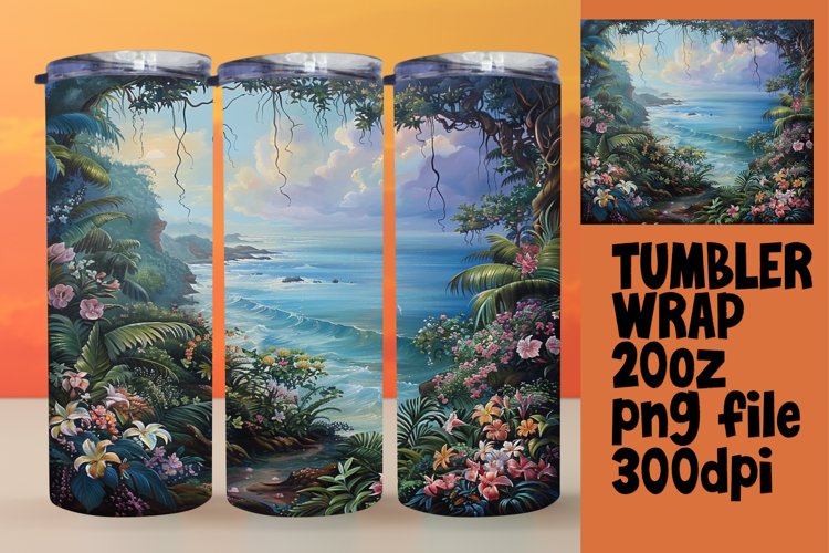 Sunrise Serenity Tumbler Wrap 20oz