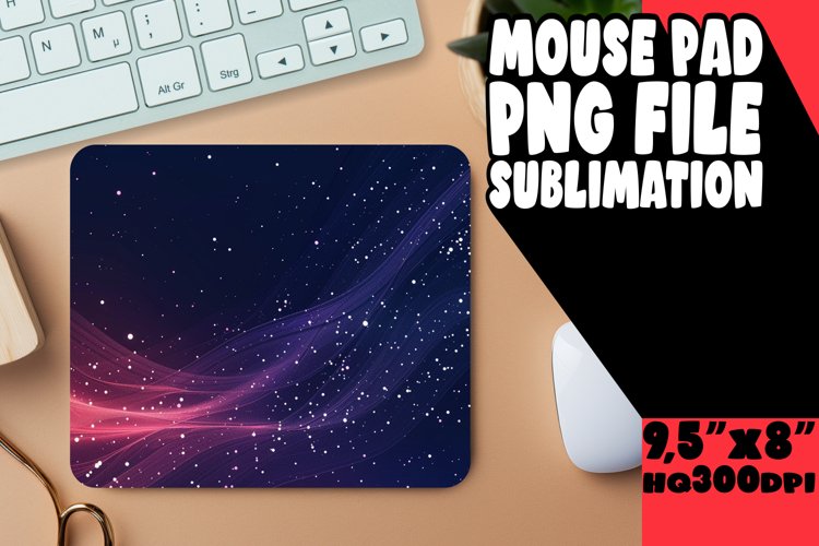 Stunning Gradient Pattern Mouse Pad for Sublimation