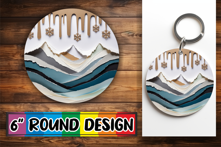 Playful Circle Car Coaster Design, Winter