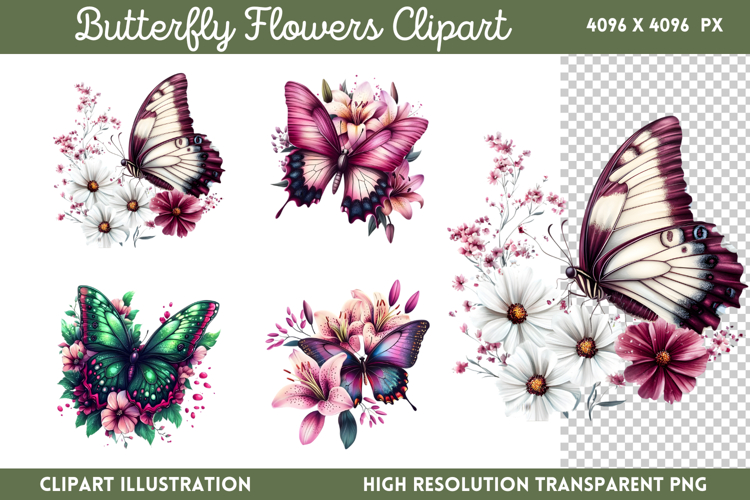 Watercolor Flowers Svg Image 5