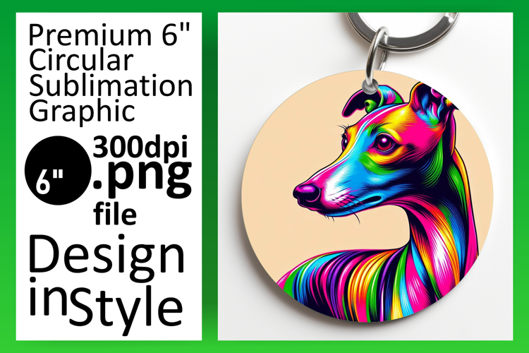 Lovely Round Design Car Coaster Artwork , Dog