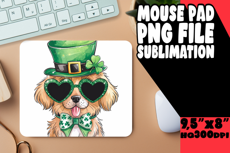 CHEERFUL desk mat Fun Sublimation, St Patrick