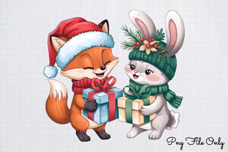 Boho Christmas Clipart Image 23