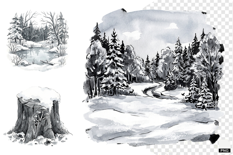 Nature Forrest Meadow Clipart