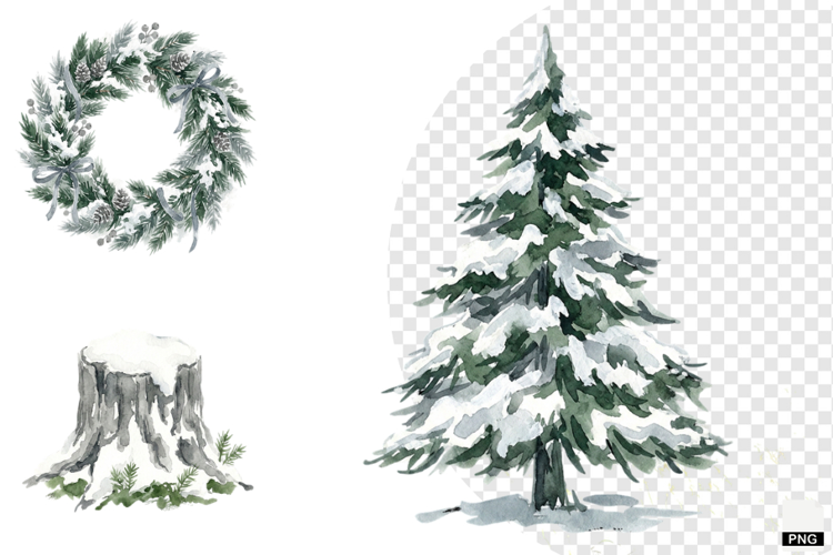 Winter Nature Escape Clipart
