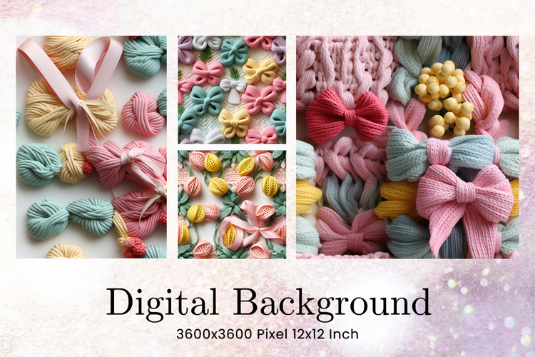 Bow Ribbon Background Bow Digital Paper Pattern Wallpaper_61