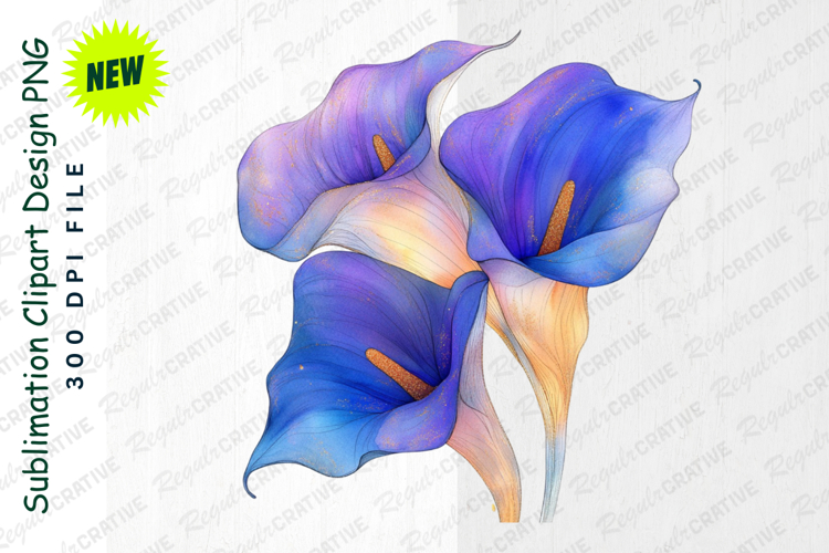 Purple Flower Clipart Image 5