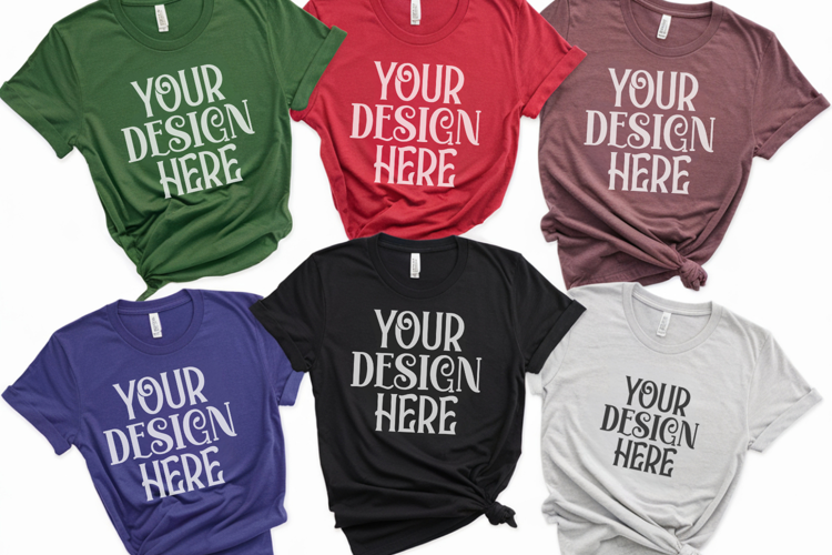 Christmas Family Matching Group T-Shirt Mockup