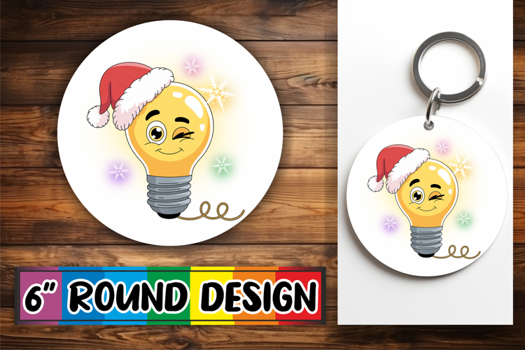 Radiant Circle Ornaments Design, Cute Christmas