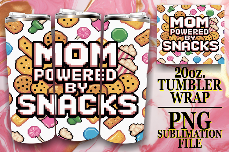 Blissful whispers 20oz tumbler wrap, Mothers Day