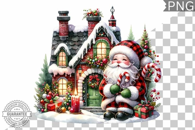 Santa Christmas Clipart Image 4