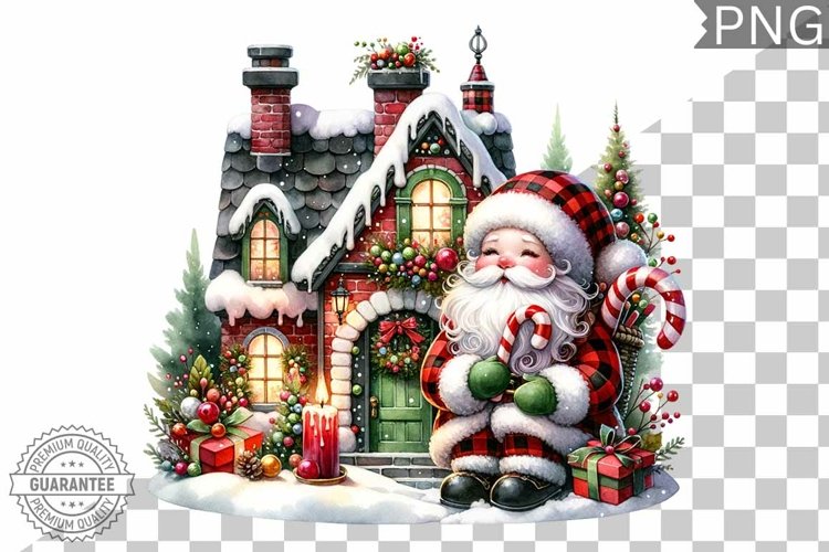 Santa Christmas Clipart Image 6