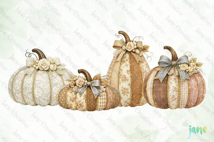Vintage Pumpkin Clipart