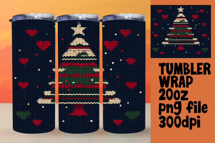 Christmas Tumbler Wrap