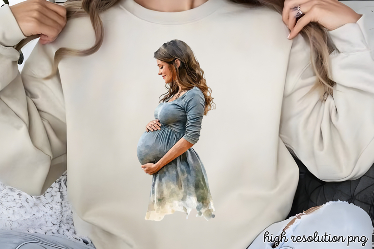 Mothers Day Pregnant Sublimation PNG
