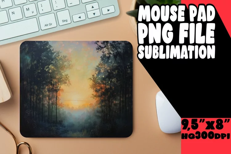 Beauty Vista Mouse Pad Sublimation