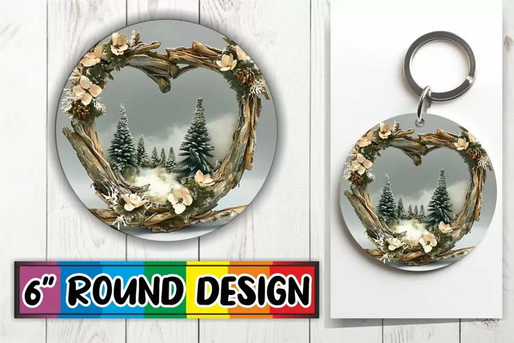 Heartwood Harmony Sublimation 3D Serenity