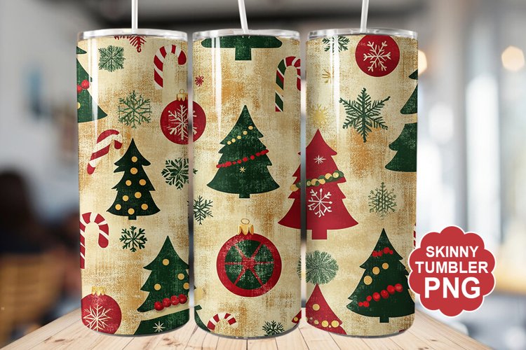 Christmas Tree Tumbler | Christmas Tumbler Wrap