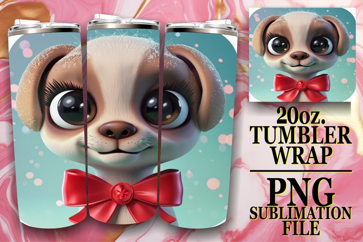 3D Christmas Tumbler Wrap for Holiday Sublimation