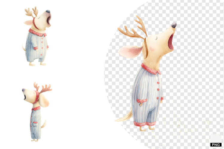 Christmas Dog Clipart