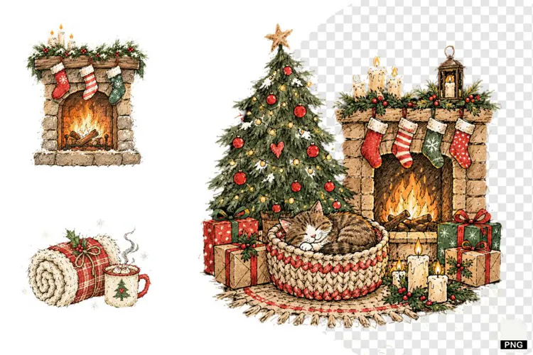 Whimsical Christmas Clipart