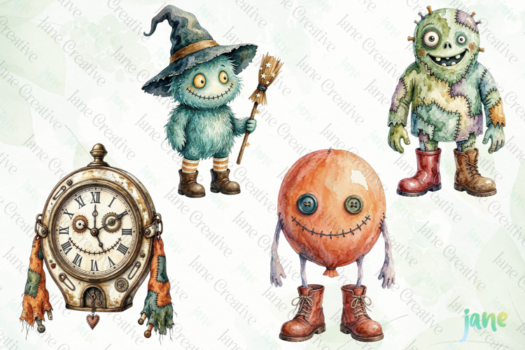 Cute Whimsical Monster Clipart
