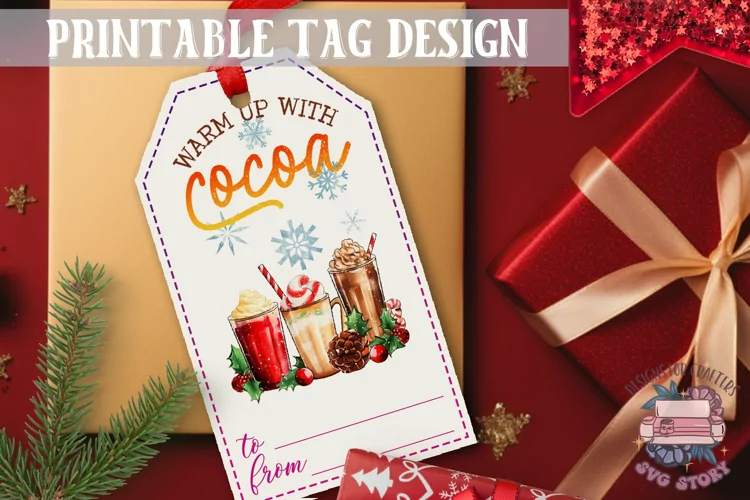 Watercolor Christmas Gift Tag Christmas Ornaments PNG