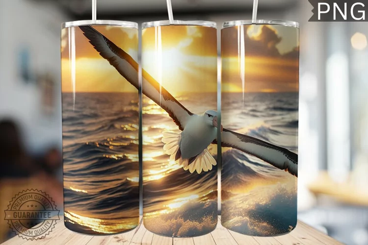 Albatross Tumbler Wrap - Albatross Tumbler Design