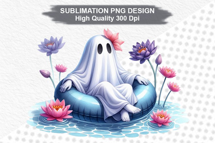 Halloween Ghost - Halloween clipart Sublimation PNG Design