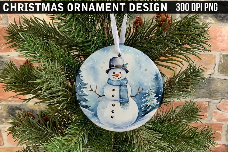 Christmas Ornament Sublimation PNG Design