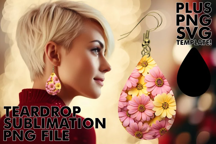 3D Earrings in Print: Floral Delights