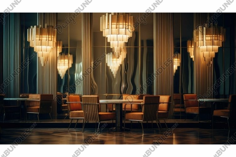 glamour blurred art deco interior example image 1
