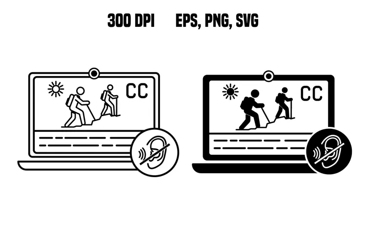 Closed Captions Icons