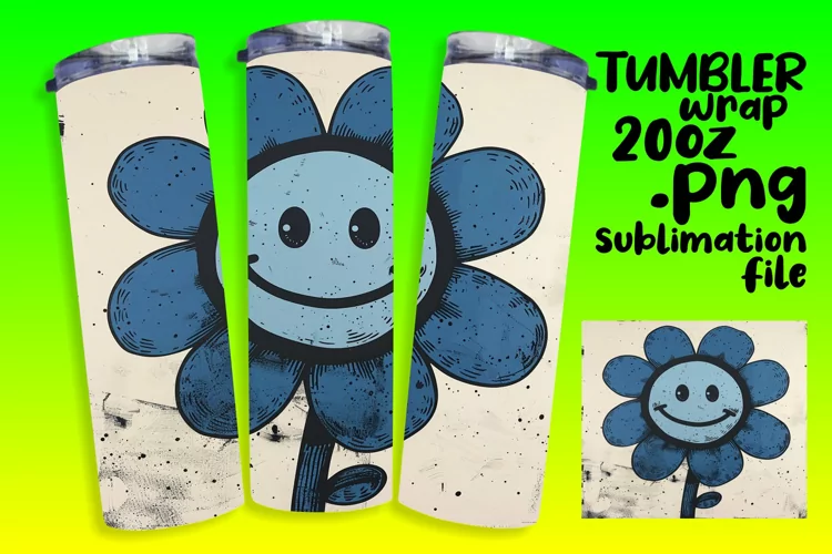 Nostalgic Bloom Bonanza: 20oz Tumbler Art