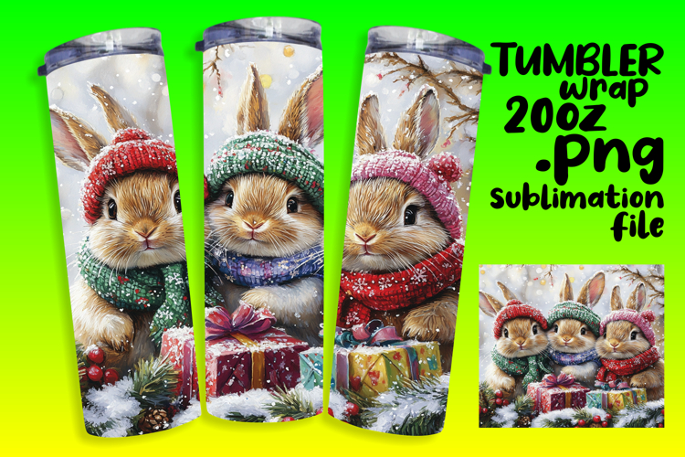 VIVID 20oz Tumbler Wrap for Creative Ideas , Cute Xmas