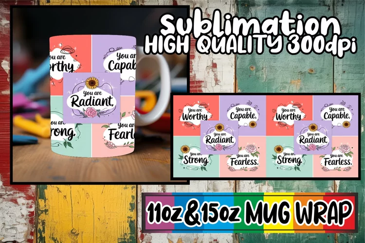Pure bliss 11oz 15oz mug wrap, Quote