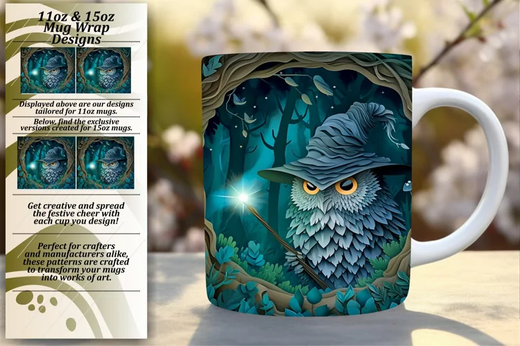 Charming Spring Owl Sublimation
