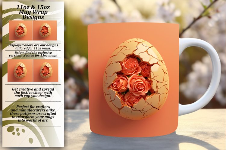 Whimsical Easter Delight Mug Design - 11oz 15oz