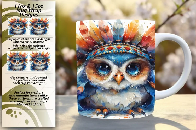 Colorful Animal Sublimation for 11oz/15oz Mug