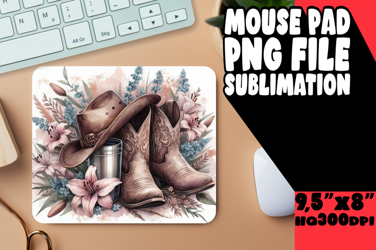 SWEET MOUSE PAD SUBLIMATION STYLE, Western