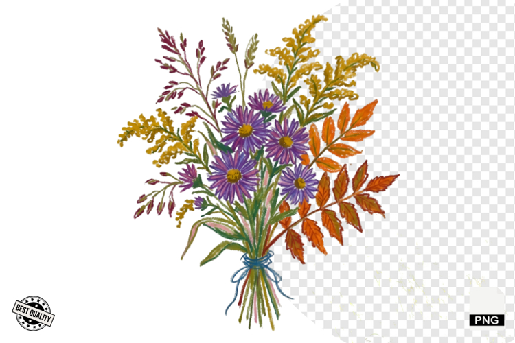 Wildflowers Clipart Image 13