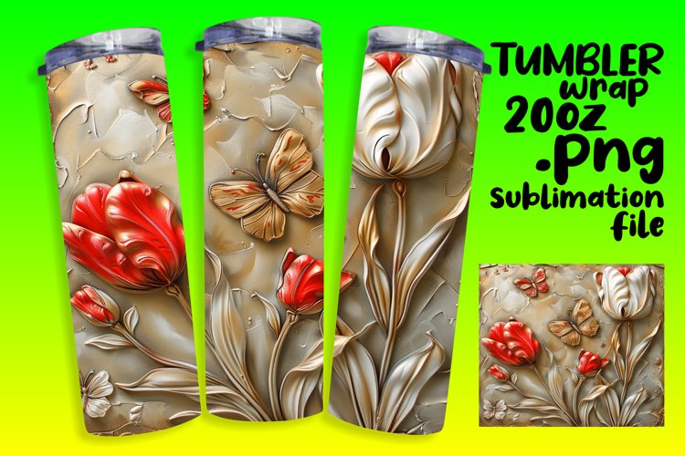 Springtime Magic Sublimation Tumbler Wrap 20oz