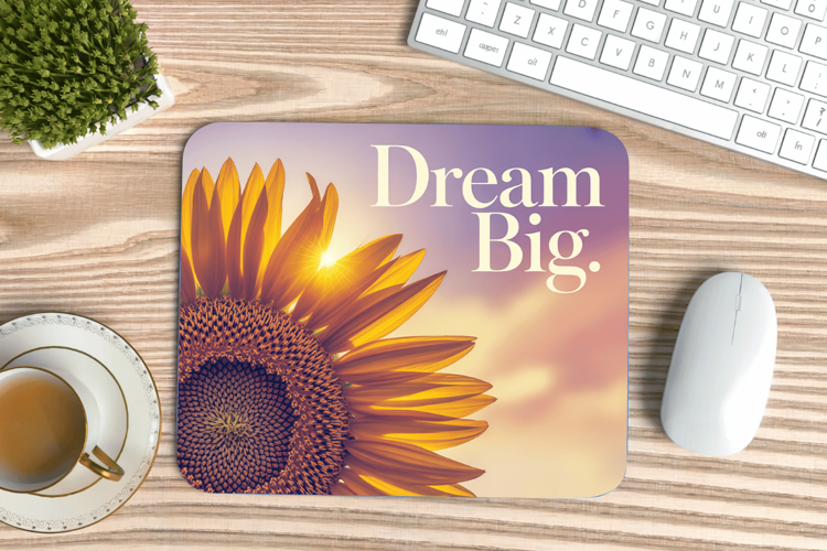 Inspirational Quotes Mouse Pad, Motivational PNG Sublimation