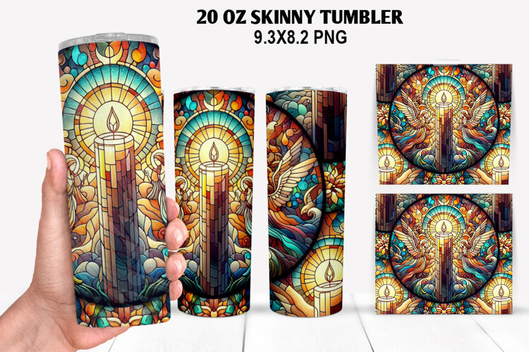 Valentine Skinny Tumbler 20oz Wrap Design, Valentine Tumbler example image 1