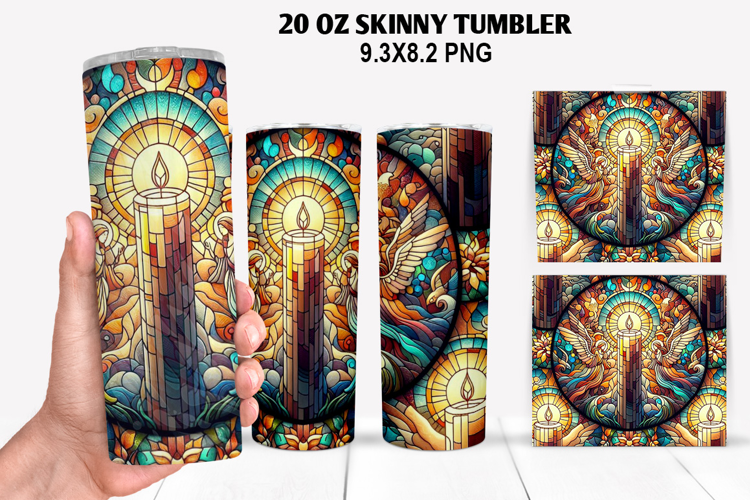 Valentine Skinny Tumbler 20oz Wrap Design, Valentine Tumbler