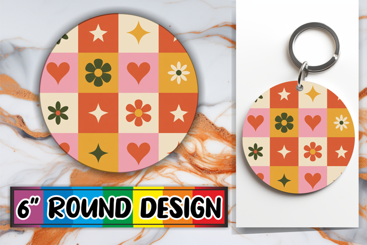 Joyful Circle Ornaments Magic, Valentines Pattern