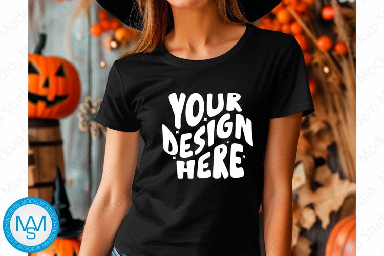 White Tshirt Mockup Image 21