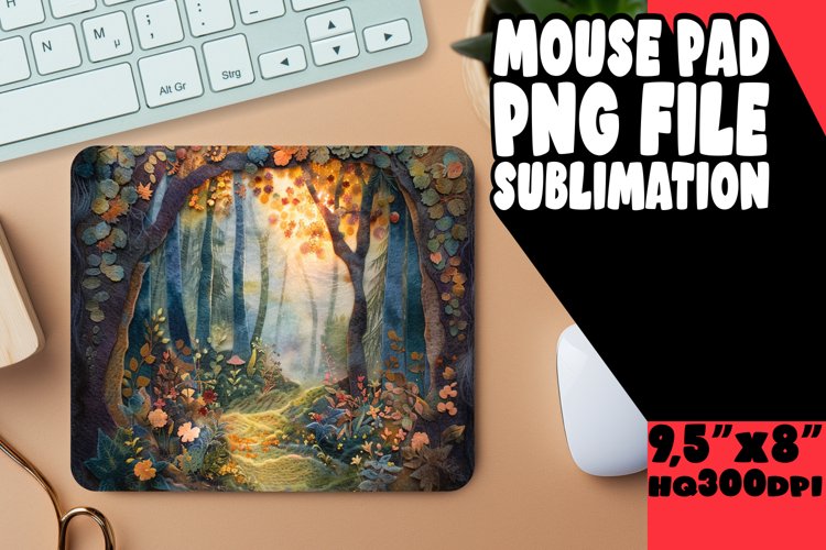 Captivating 3D Mouse Pad Sublimation Summer